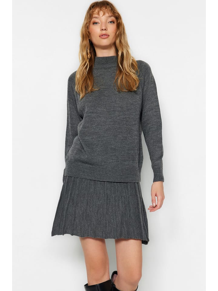 trendyol 2-częściowy zestaw w kolorze antracytowym rozmiar: S