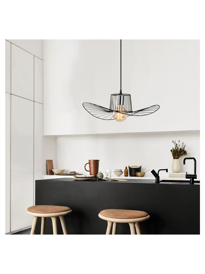 Opviq Lampa wisząca w kolorze czarnym - wys. 24 x Ø 50 cm rozmiar: onesize