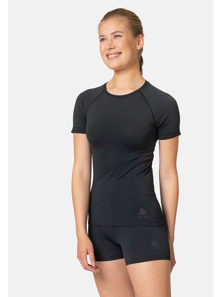 Odlo Podkoszulek funkcyjny "Performance Light" w kolorze czarnym rozmiar: S
