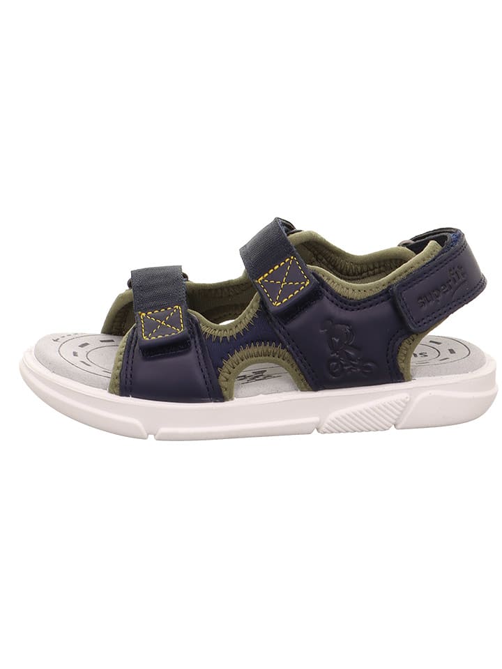 superfit Skórzane sandały w kolorze granatowym rozmiar: 27