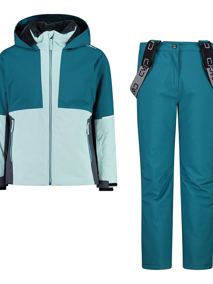 CMP 2-częściowy zestaw narciarski w kolorze turkusowym rozmiar: 116