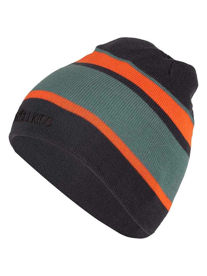 Trollkids Czapka beanie "Nordland" w kolorze czarnym rozmiar: 48-52 cm