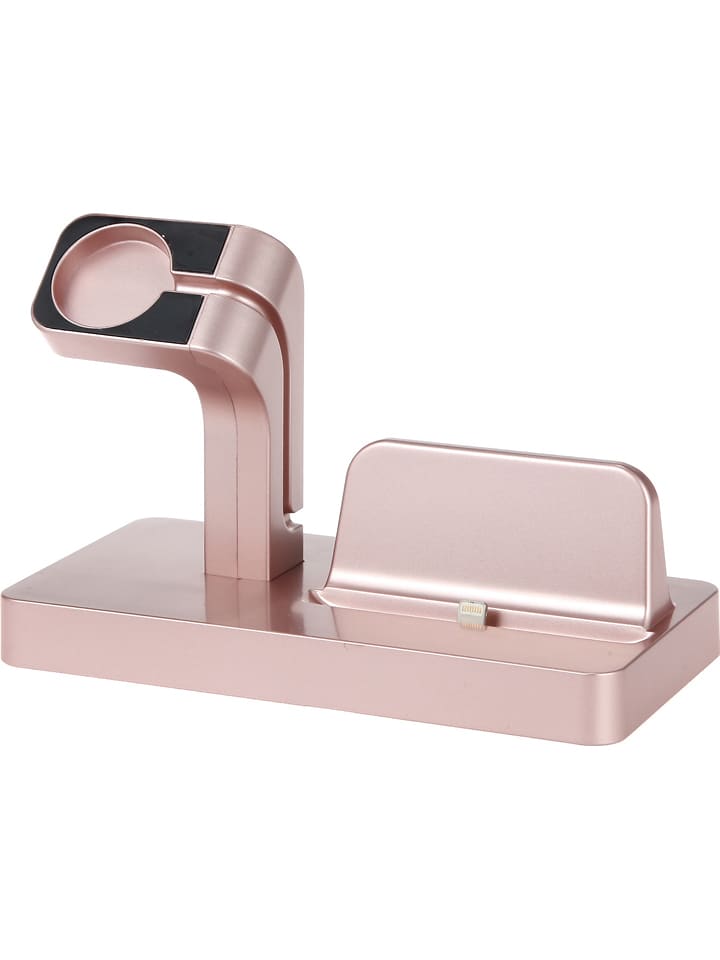 SWEET ACCESS Stacja ładująca 2w1 w kolorze jasnoróżowym do iPhone'a i Apple Watch rozmiar: onesize