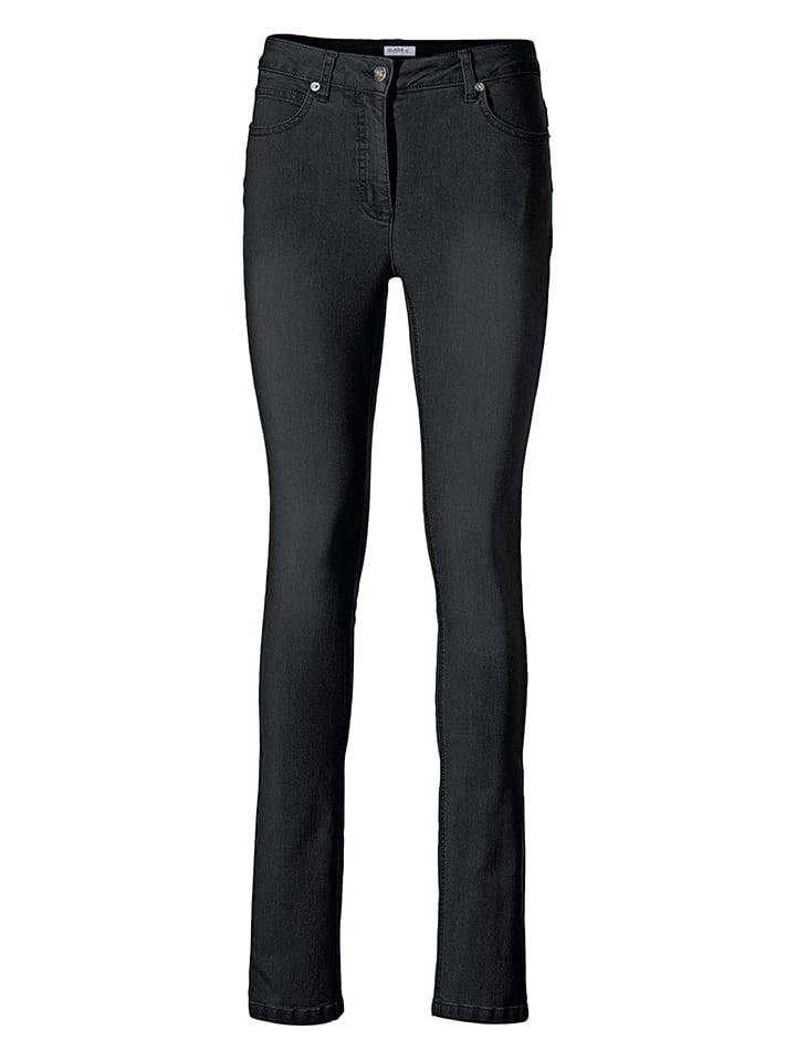Heine Dżinsy - Skinny fit - w kolorze czarnym rozmiar: W23