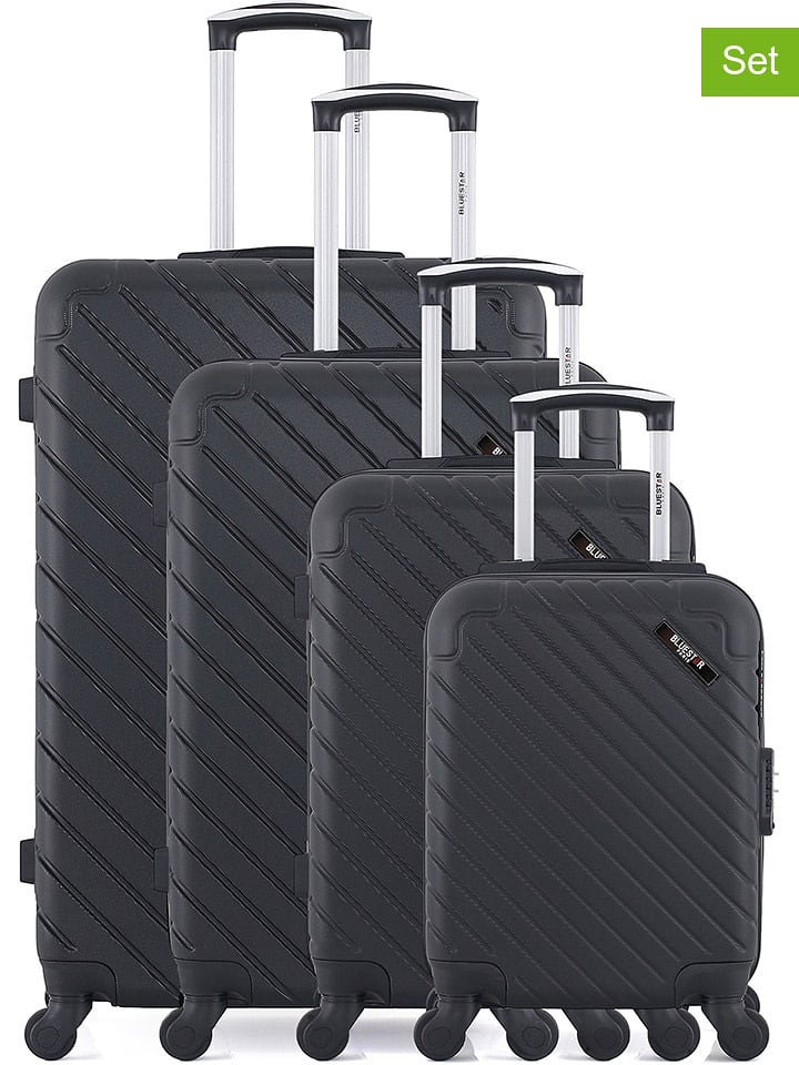 BlueStar 4-częściowy zestaw "Cite" w kolorze czarnym rozmiar: onesize