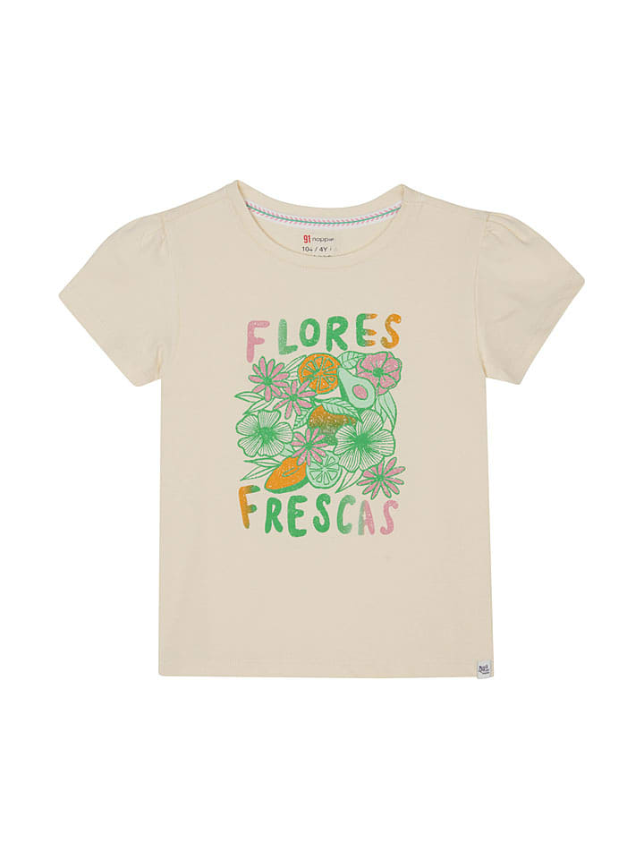 Noppies Koszulka "Nikiski" w kolorze beżowym rozmiar: 134