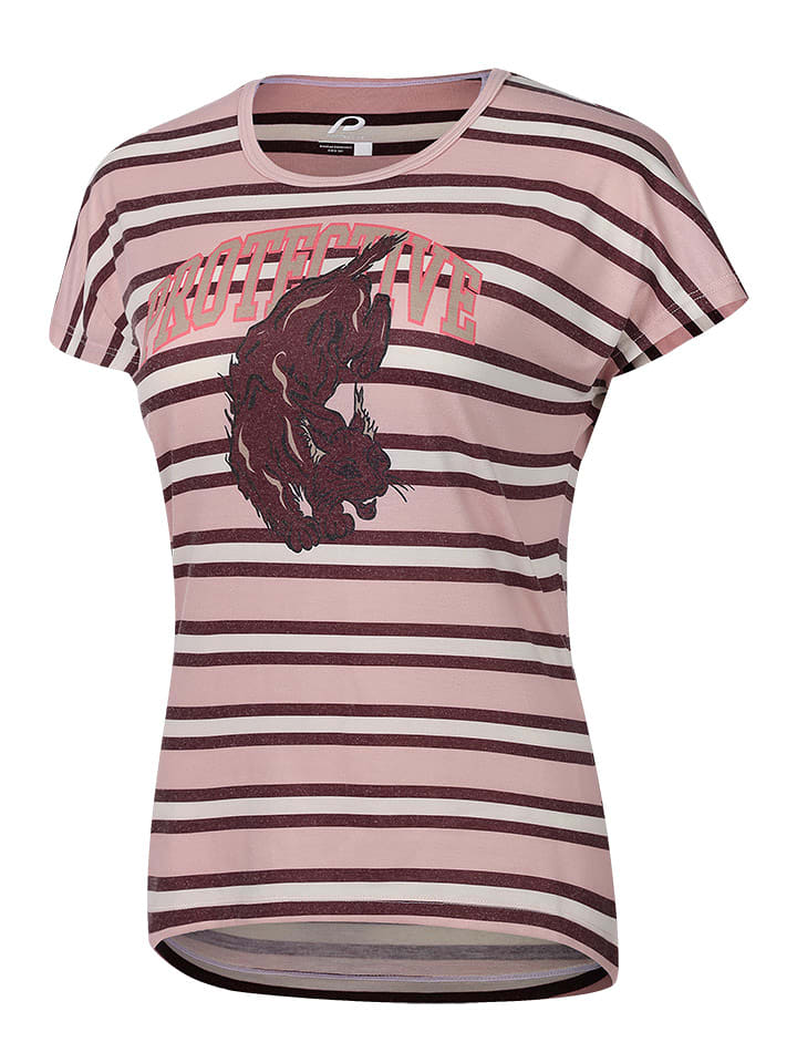 Protective Koszulka kolarska w kolorze jasnoróżowo-kremowym rozmiar: 44