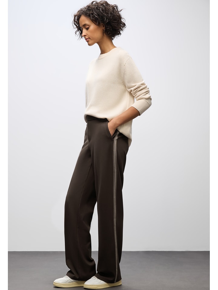 Cecil Spodnie w kolorze ciemnobrązowym rozmiar: W40/L30