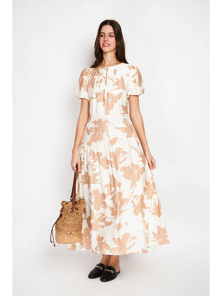 William de Faye Sukienka w kolorze biało-beżowym rozmiar: 38