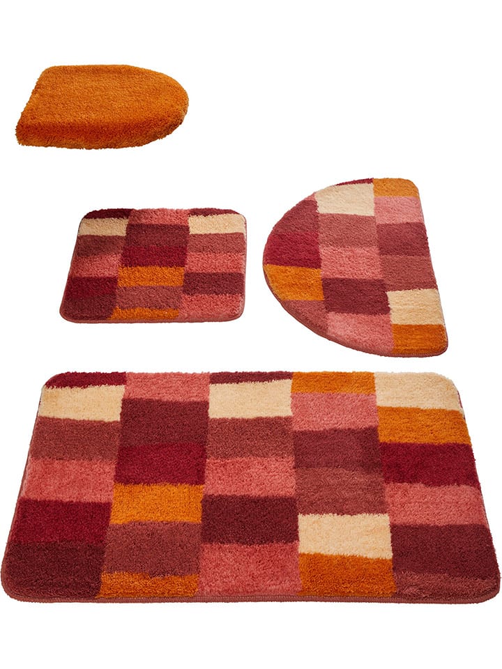 heine home Dywanik łazienkowy w kolorze czerwonym rozmiar: 50x50 cm