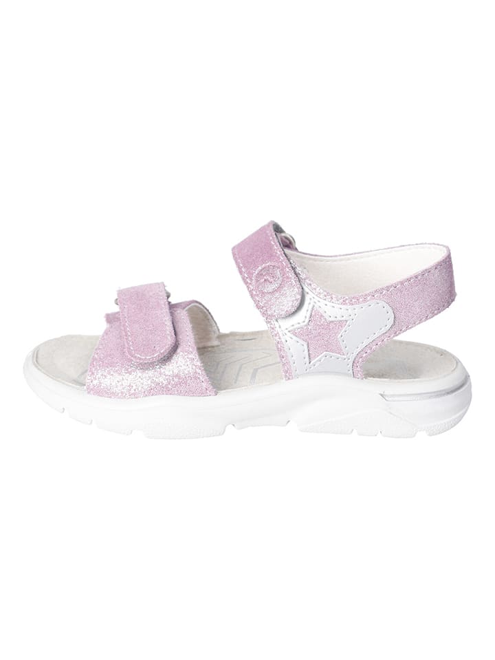 Ricosta Skórzane sandały "Sunny" w kolorze różowym rozmiar: 32