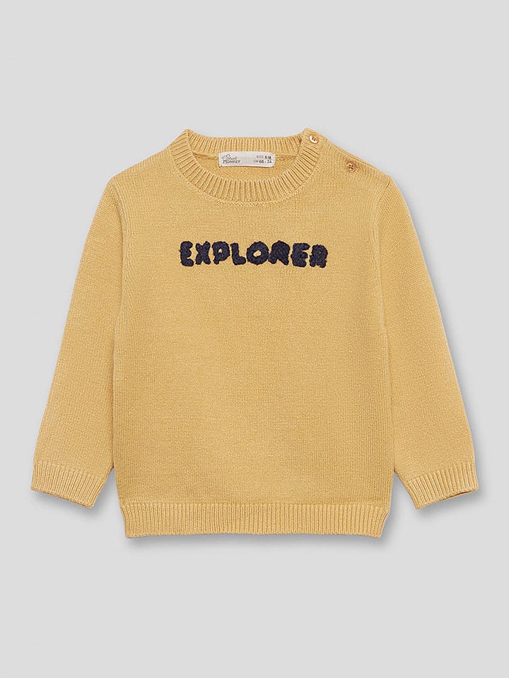 Street MONKEY Sweter w kolorze żółtym rozmiar: 80