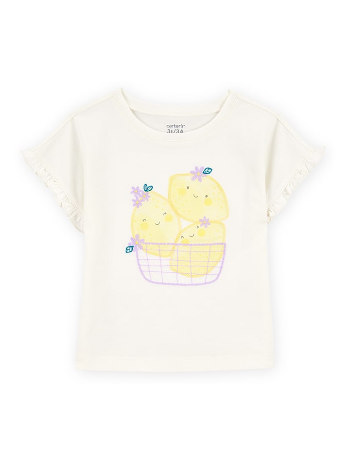 carter's Koszulka w kolorze kremowym rozmiar: 98