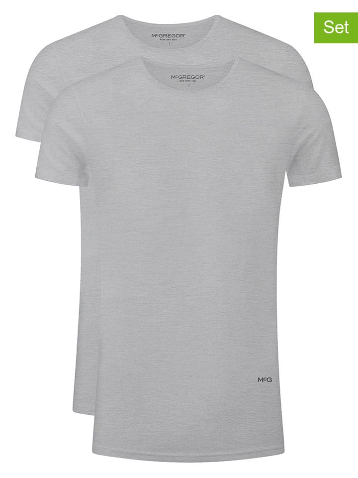 McGregor Koszulki (2 szt.) w kolorze szarym rozmiar: 3XL