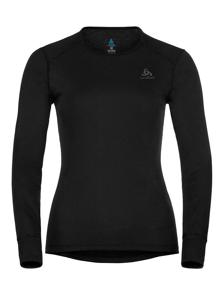 Odlo Podkoszulek funkcyjny "Active Warm Eco" w kolorze czarnym rozmiar: XL