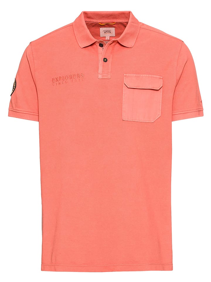 Camel Active Koszulka polo w kolorze różowym rozmiar: L