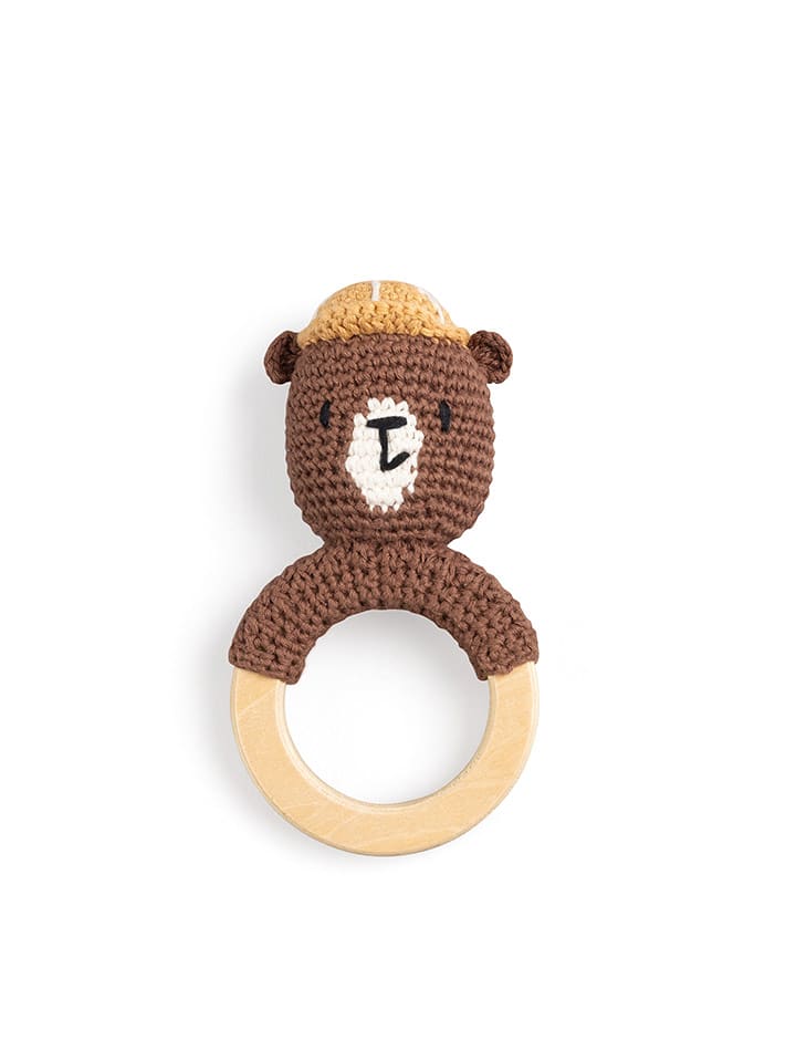 Sebra Grzechotka "Bear" - 0+ rozmiar: onesize