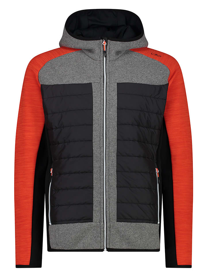 cmp Kurtka hybrydowa w kolorze szaro-czerwonym rozmiar: 48