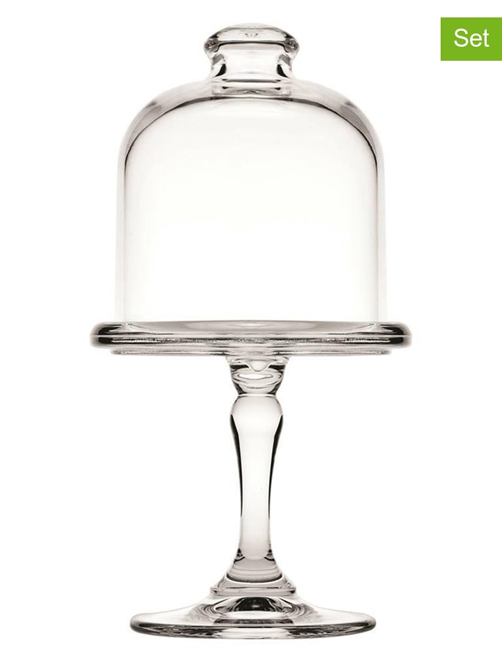 Trendy Kitchen by EXCÉLSA 2-częściowy zestaw do serwowania - wys. 18 cm rozmiar: onesize