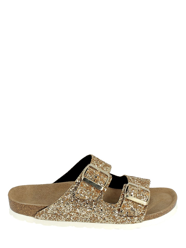 Bluebay Klapki "Atlas" w kolorze złotym rozmiar: 42