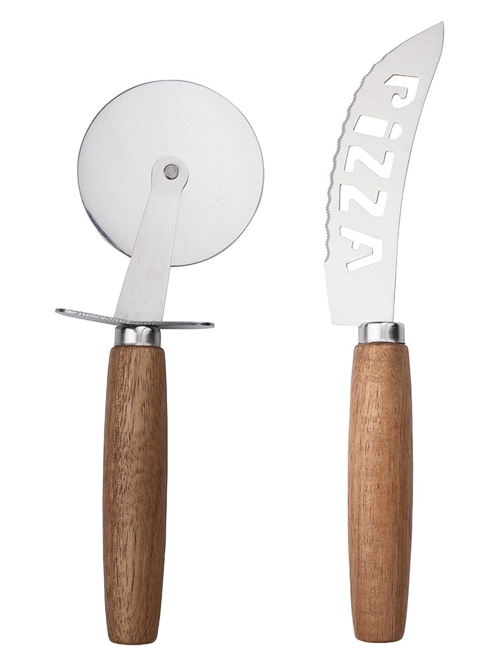 Alpina 2-częściowy zestaw w kolorze jasnobrązowym do pizzy rozmiar: onesize