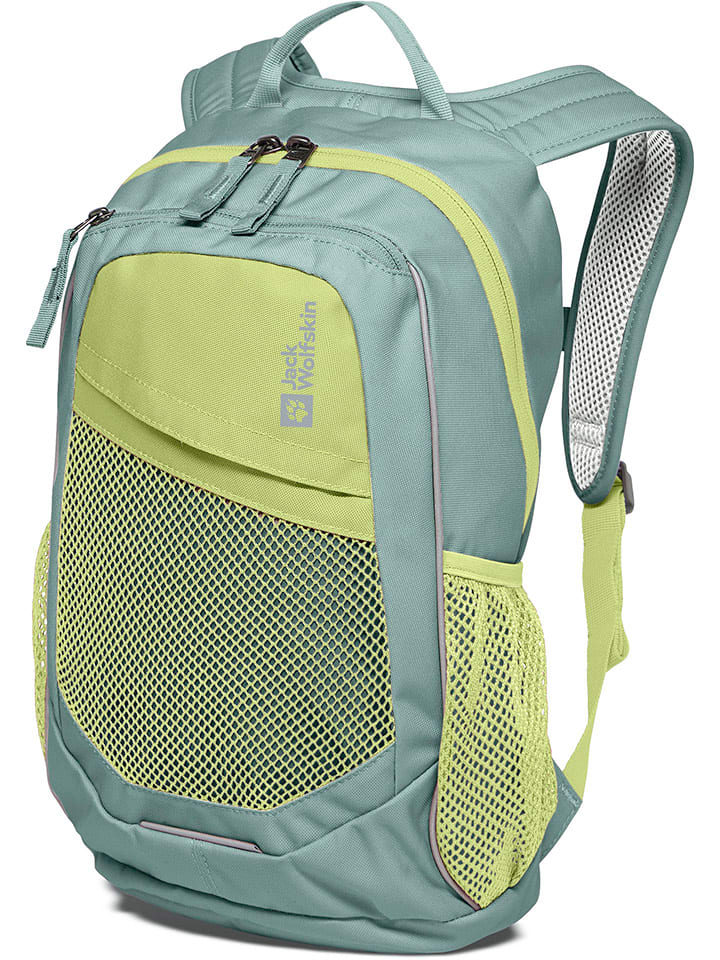 Jack Wolfskin Plecak turystyczny "Track Jack" w kolorze turkusowo-limonkowym - 23 x 37 x 15 cm rozmiar: onesize