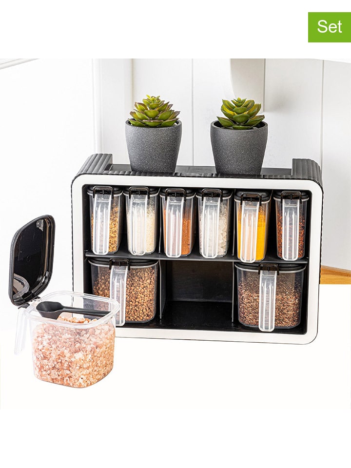 Violeta Home 10-częściowy zestaw w kolorze czarnym rozmiar: onesize