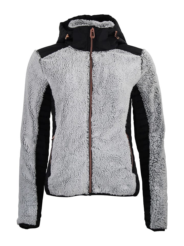 Peak Mountain Kurtka polarowa "Amarant" w kolorze szarym rozmiar: M