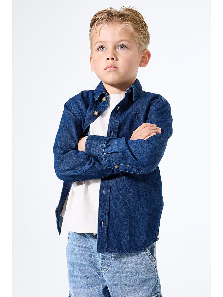 Garcia Koszula dżinsowa w kolorze niebieskim rozmiar: 116/122