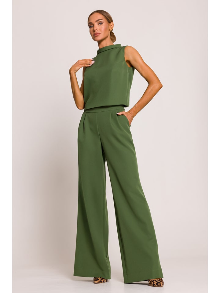 made of emotion Kombinezon w kolorze zielonym rozmiar: L