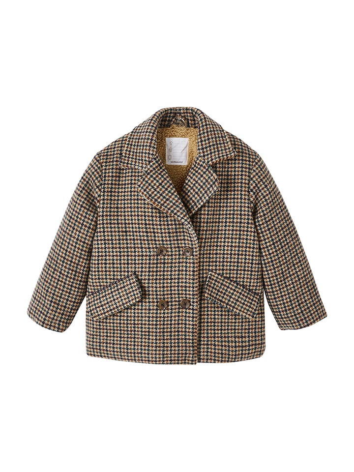 vertbaudet Kurtka przejściowa w kolorze brązowym rozmiar: 116