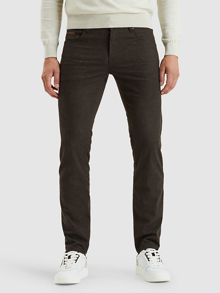 PME Legend Spodnie w kolorze ciemnobrązowym rozmiar: W33/L32