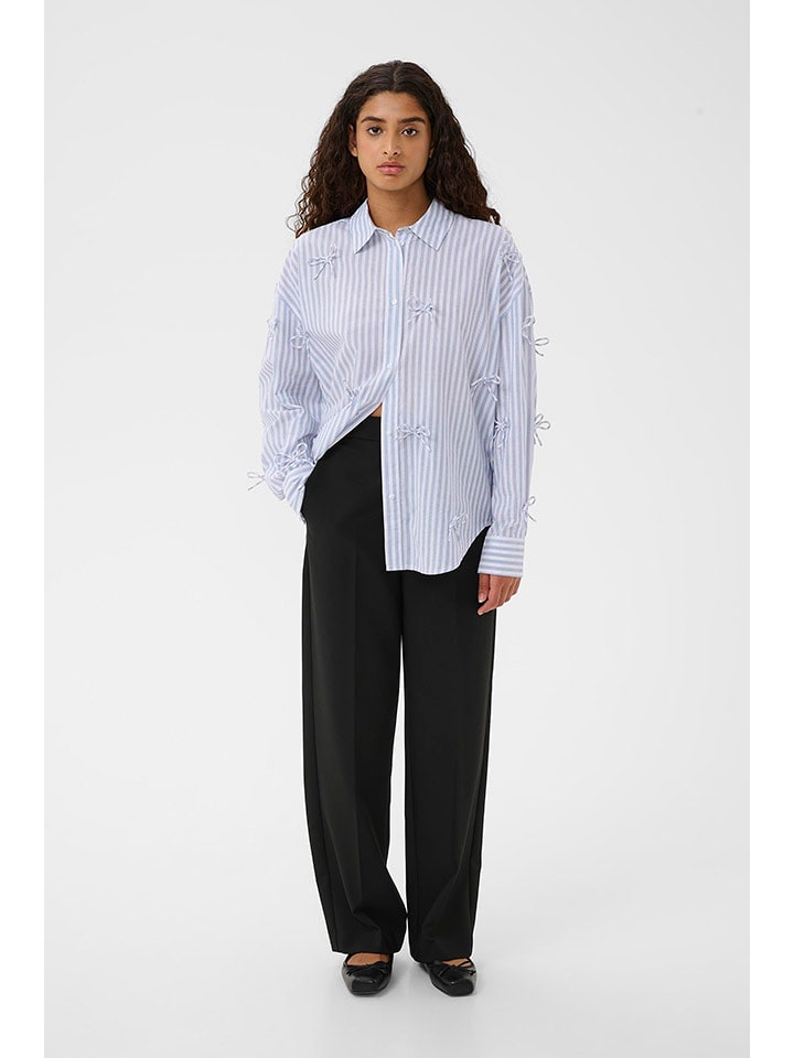 Soaked in Luxury Koszula w kolorze błękitno-białym rozmiar: L