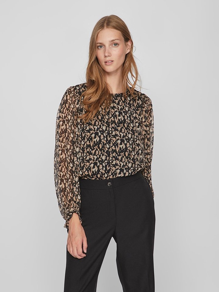 Vila Bluzka w kolorze brązowym rozmiar: 36