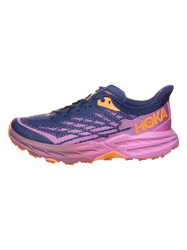 HOKA ONE ONE Buty "Speedgoat 5" w kolorze granatowo-jasnoróżowym do biegania rozmiar: 42