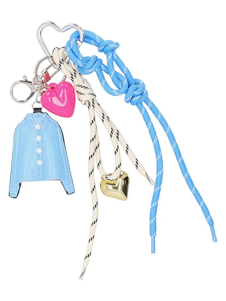 Beagles Brelok "Trendy" w kolorze błękitno-kremowym do kluczy i torebek rozmiar: onesize