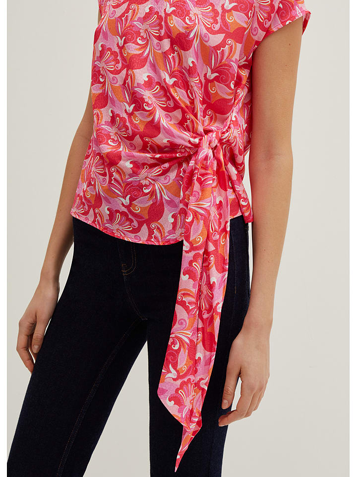 STEFANEL Top w kolorze różowo-jasnoróżowym rozmiar: 38