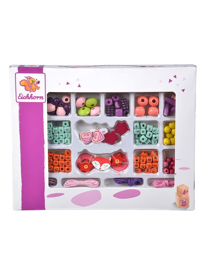 Eichhorn Zestaw drewnianych koralików "Litery" - 4+ rozmiar: onesize