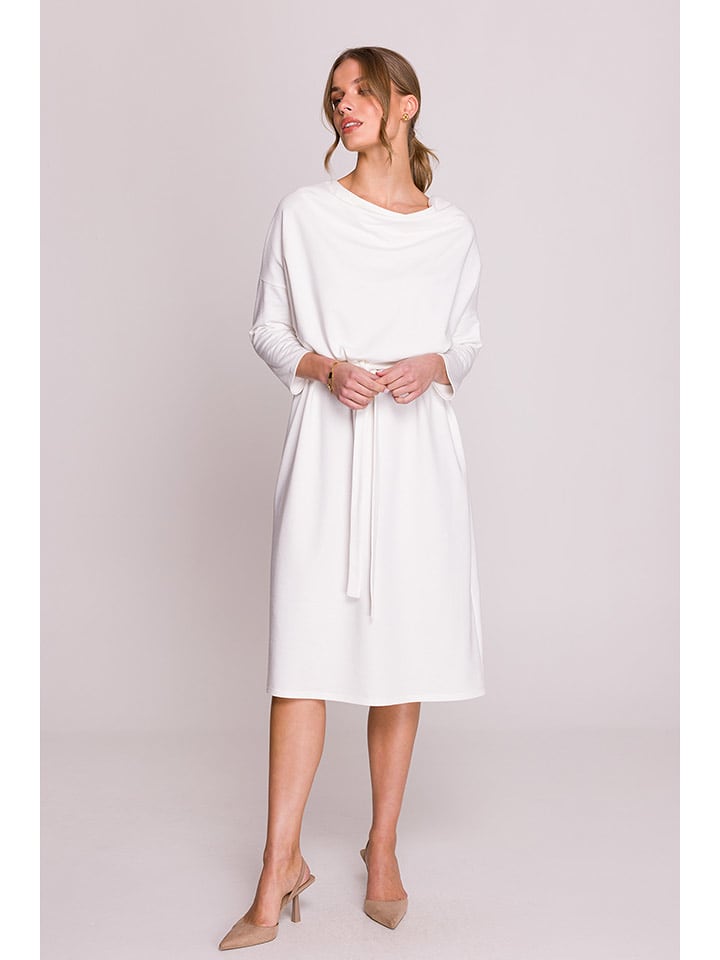 Stylove Sukienka w kolorze białym rozmiar: L/XL