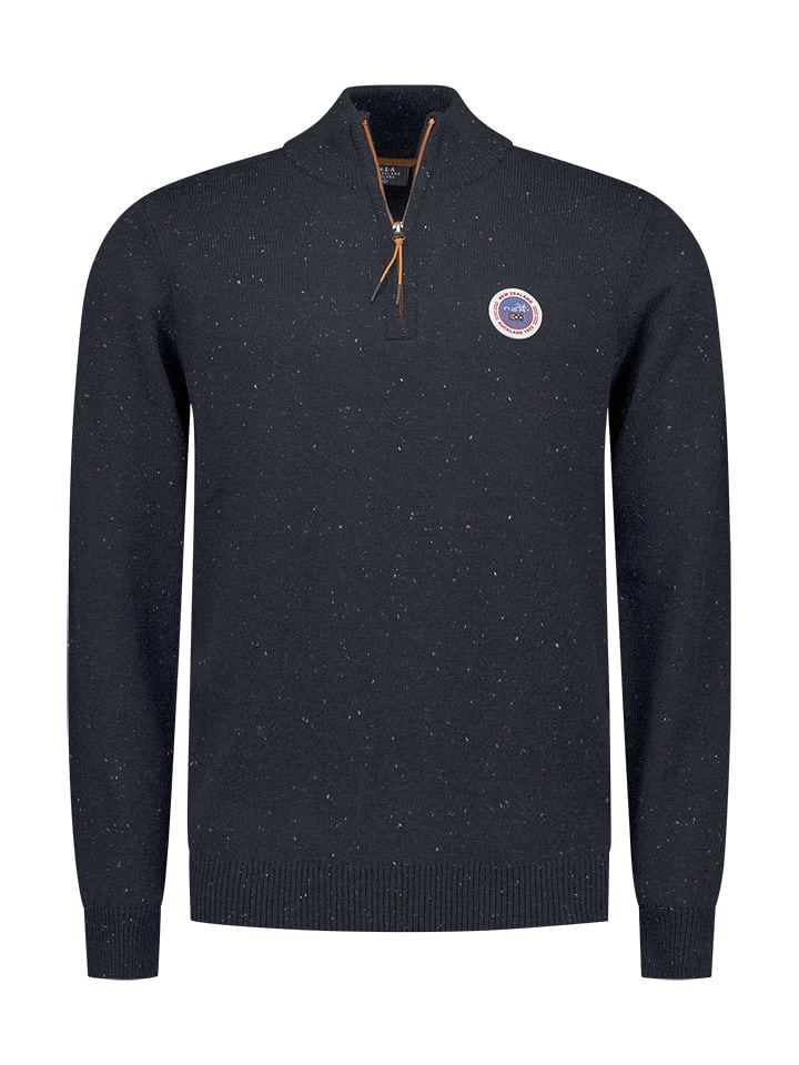 NEW ZEALAND AUCKLAND Sweter w kolorze granatowym rozmiar: M