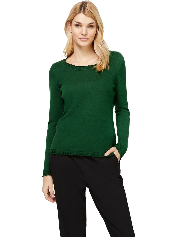 Heine Sweter w kolorze zielonym rozmiar: 36