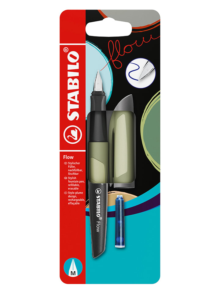 STABILO Pióro wieczne "STABILO Flow MONOCHROME" w kolorze khaki rozmiar: onesize