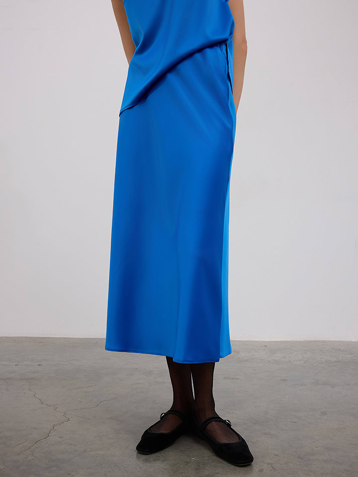 BGN Spódnica w kolorze niebieskim rozmiar: 40