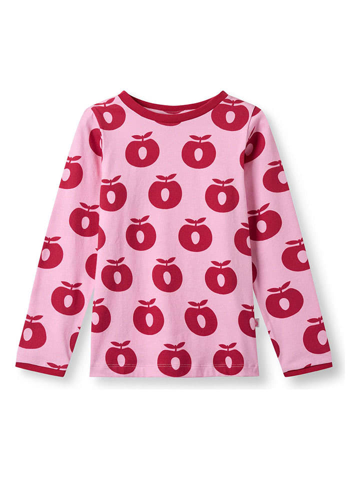 Småfolk Koszulka w kolorze jasnoróżowym rozmiar: 104/110