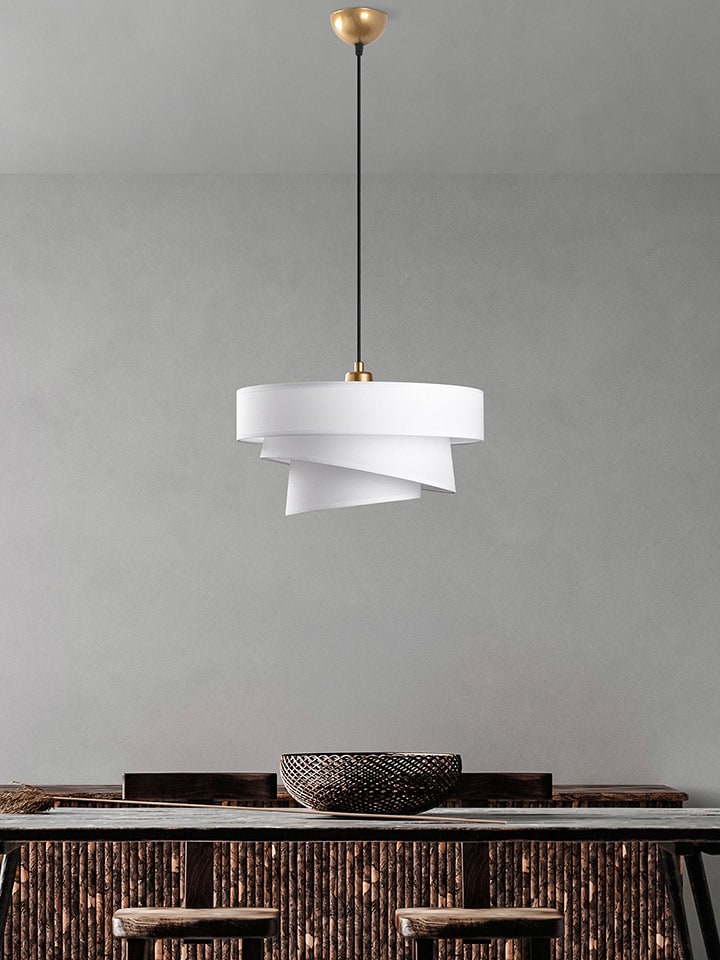 ABERTO DESIGN Lampa wisząca w kolorze białym - Ø 40 cm rozmiar: onesize