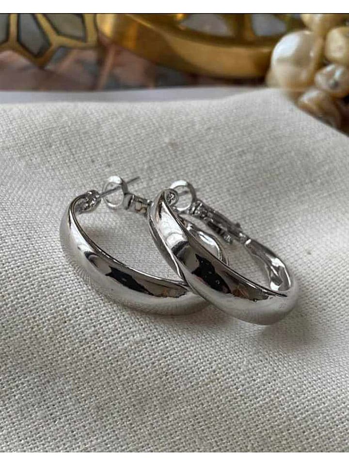 Luseera Pozłacane kolczyki-kreole rozmiar: onesize