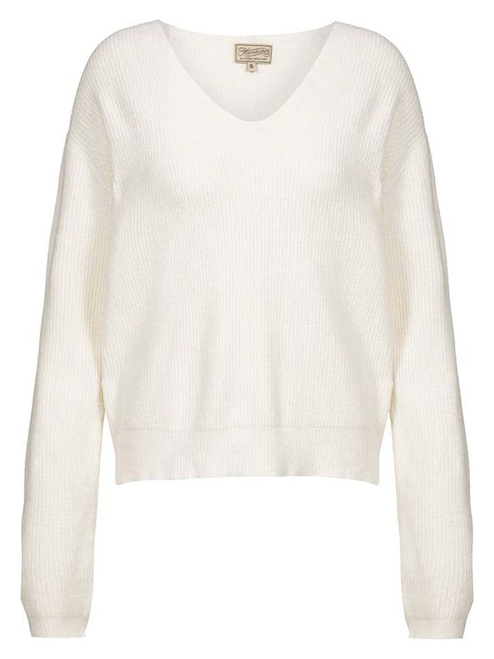 Herrlicher Sweter "Betti" w kolorze kremowym rozmiar: L