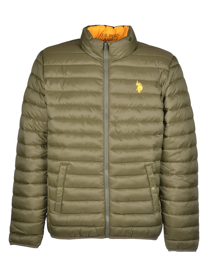 U.S. Polo Assn. Kurtka pikowana w kolorze khaki rozmiar: 3XL
