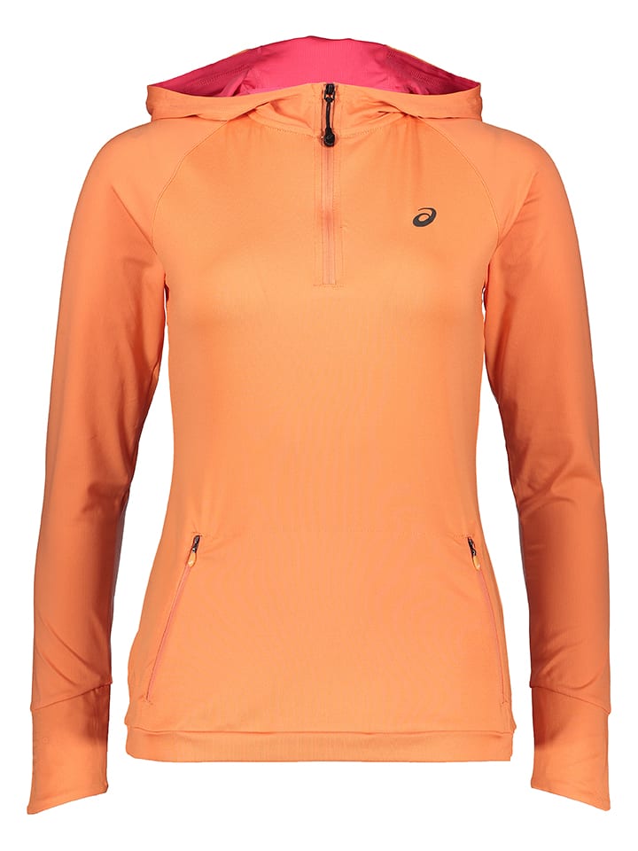 asics Bluza sportowa w kolorze pomarańczowym rozmiar: M