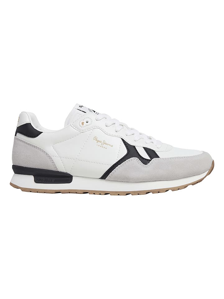 Pepe Jeans FOOTWEAR Sneakersy "Brit Supra" w kolorze białym rozmiar: 42